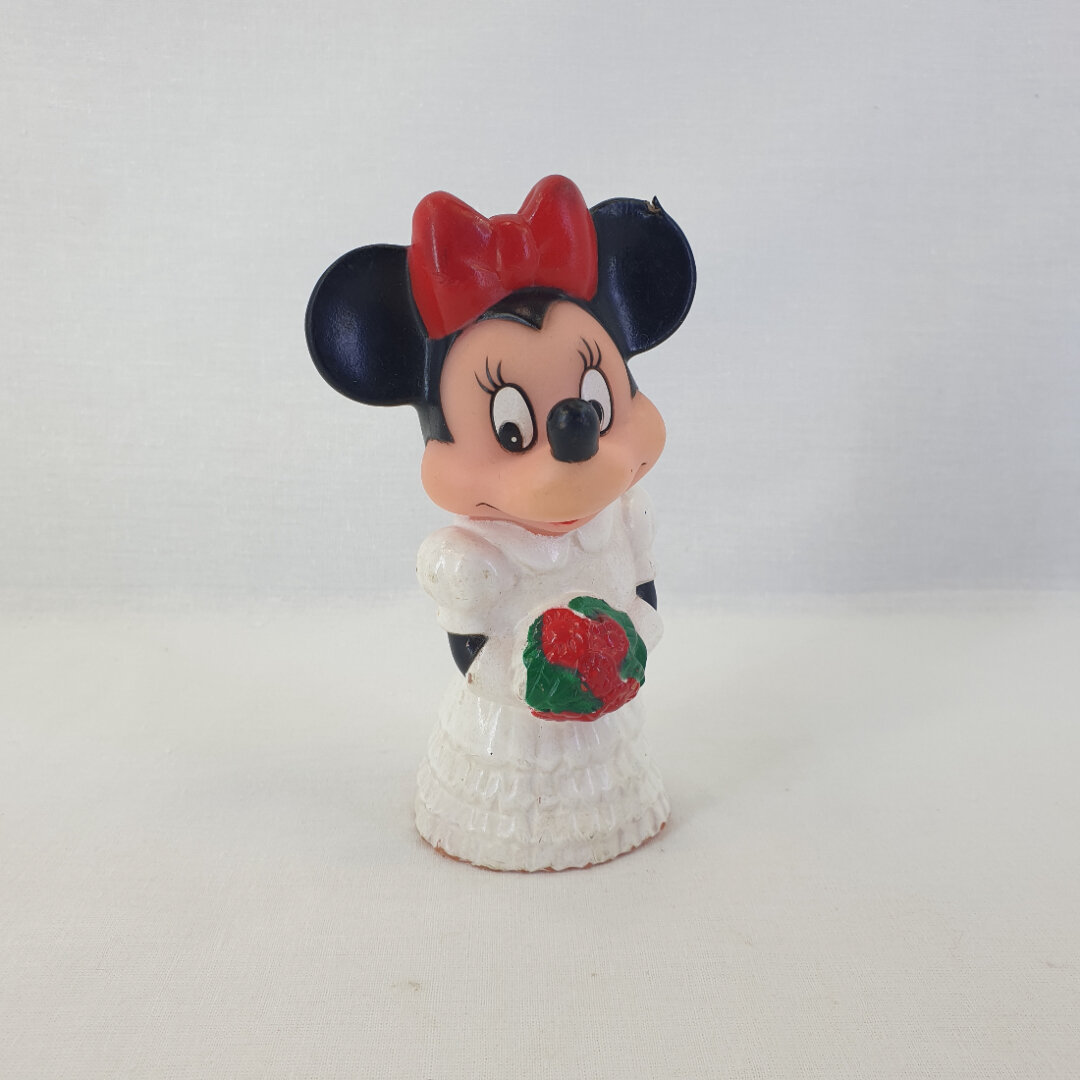 Резиновая игрушка "Мини Маус", высота 14.5 см дефект, винтаж СССР