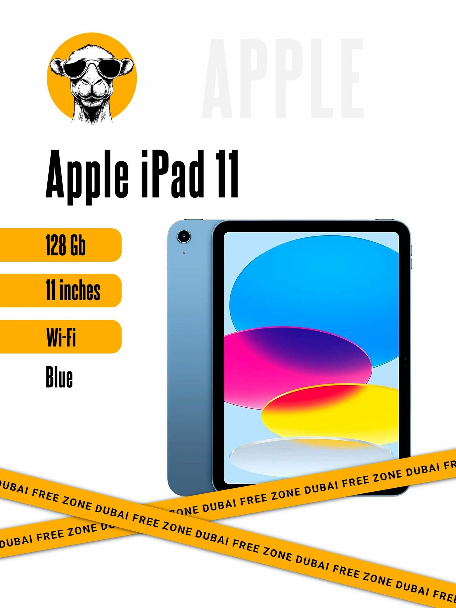 Планшет Apple iPad 11" 2025 6/128Gb Wi-Fi Blue/Синий