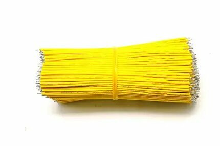 Кабели для макетной платы XiangYangWei 100 шт, 10 см, 24AWG, 5 цветов Желтый, Желтый