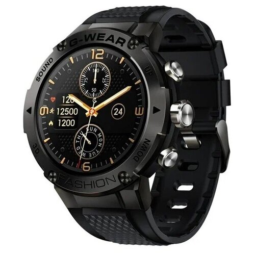 Умные смарт часы Premium G-WEAR / Smart Watch 2022 / 9+ New Series 1'32 (iOS/Android) магнитная зарядка, звонки, Bluetooth (Black)