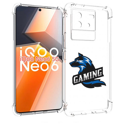 Чехол MyPads Gaming мужской для Vivo iQoo Neo 6 5G задняя-панель-накладка-бампер