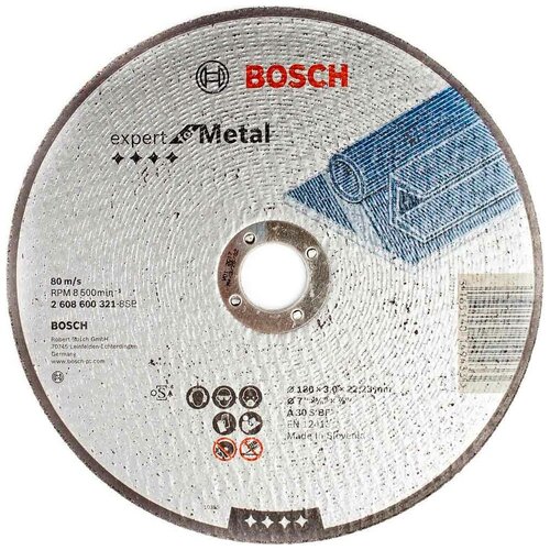 Круг отрезной Bosch металл Ф180х3 (321)