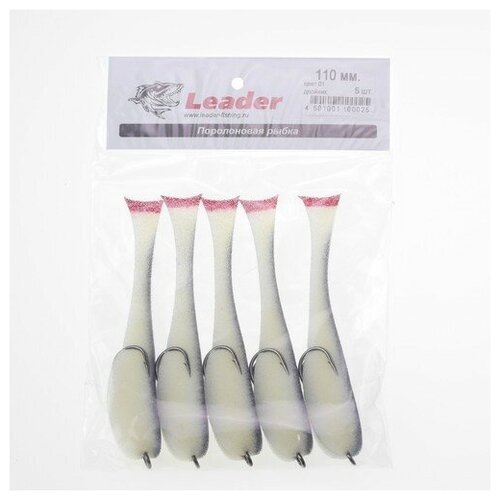 Рыбка поролон оснащ Leader 65мм 01 5шт 435₽