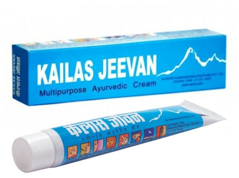 KAILAS JEEVAN (Кайлаш Дживан) крем-бальзам аюрведический, 20 г