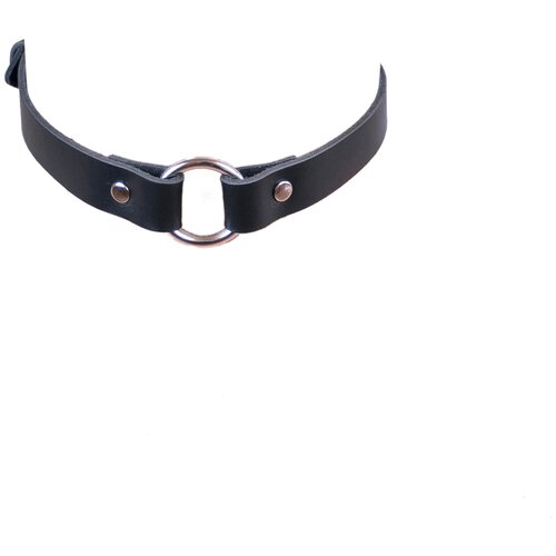 Чокер на шею женский Anello Joden с кольцом кожаный