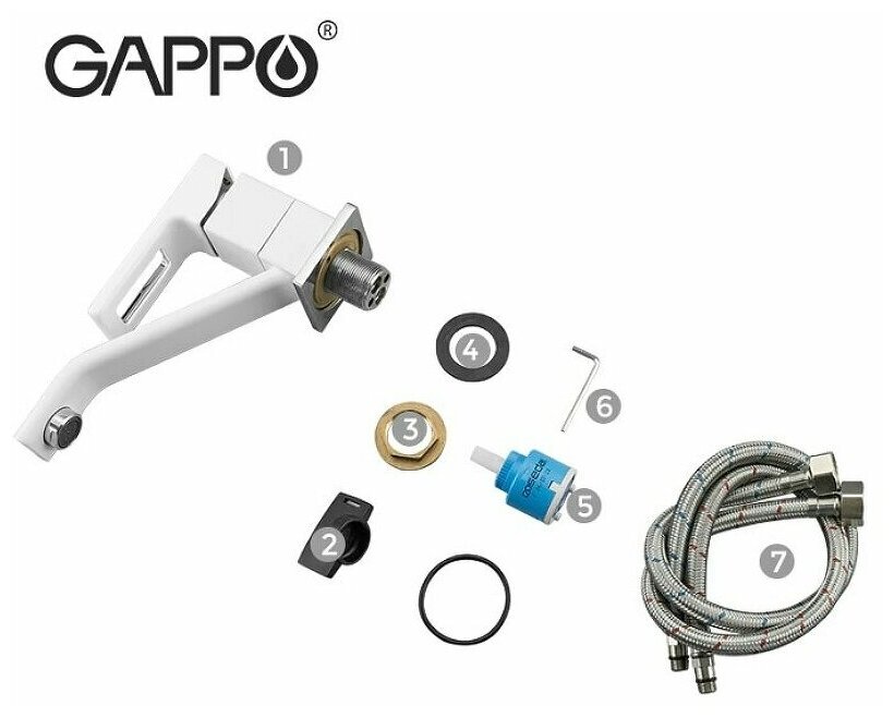 Смеситель Gappo Futura G4517-8 для кухни - фото №9