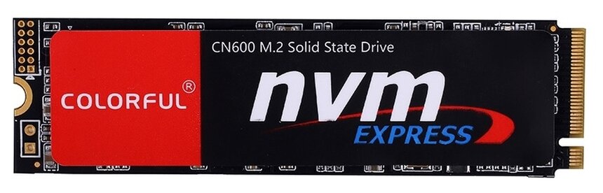 Накопитель SSD M.2 2280 Colorful PCIe Gen3x4 with NVMe 3D NAND TLC 1500/530MB/s IOPS 100K/120K MTBF 1M RTL - фото №1