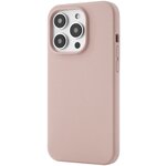 Чехол защитный uBear Touch Case для iPhone 14 Pro, силикон, софт-тач, розовый - изображение