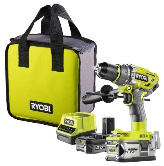 Дрель-шуруповерт аккумуляторная Ryobi ONE+ R18PD7-252S 5133004391