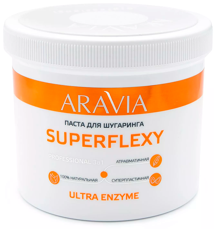 Паста для шугаринга SUPERFLEXY Ultra Enzyme ARAVIA Professional , 750 гр. ARAVIA