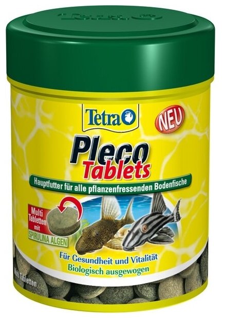 Корм для аквариумных рыб Tetra Pleco Tablets 120 табл. - фотография № 9