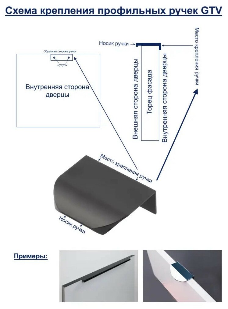 Ручка мебельная алюминиевая TREX 224/250 алюминий - фотография № 3