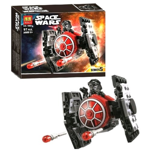 Конструктор/ Space Wars/Истребитель СИД Первого Ордена/ 97 деталей/ 10894/ ребенку
