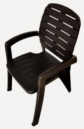 Изображение товара Кресло Элластик-пласт пластиковое "Прованс" (шоколад)