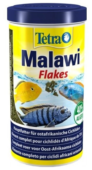 Корм для травоядных цихлид Tetra Malawi Flakes 1000ml