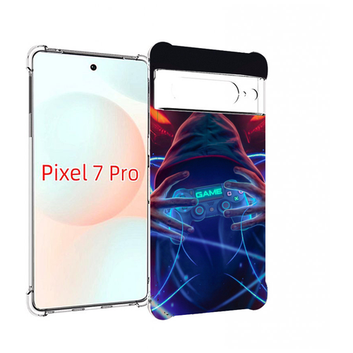 Чехол MyPads игра джойстик неоновый фон для Google Pixel 7 Pro задняя-панель-накладка-бампер чехол mypads игра джойстик неоновый фон для vivo iqoo 11 pro задняя панель накладка бампер