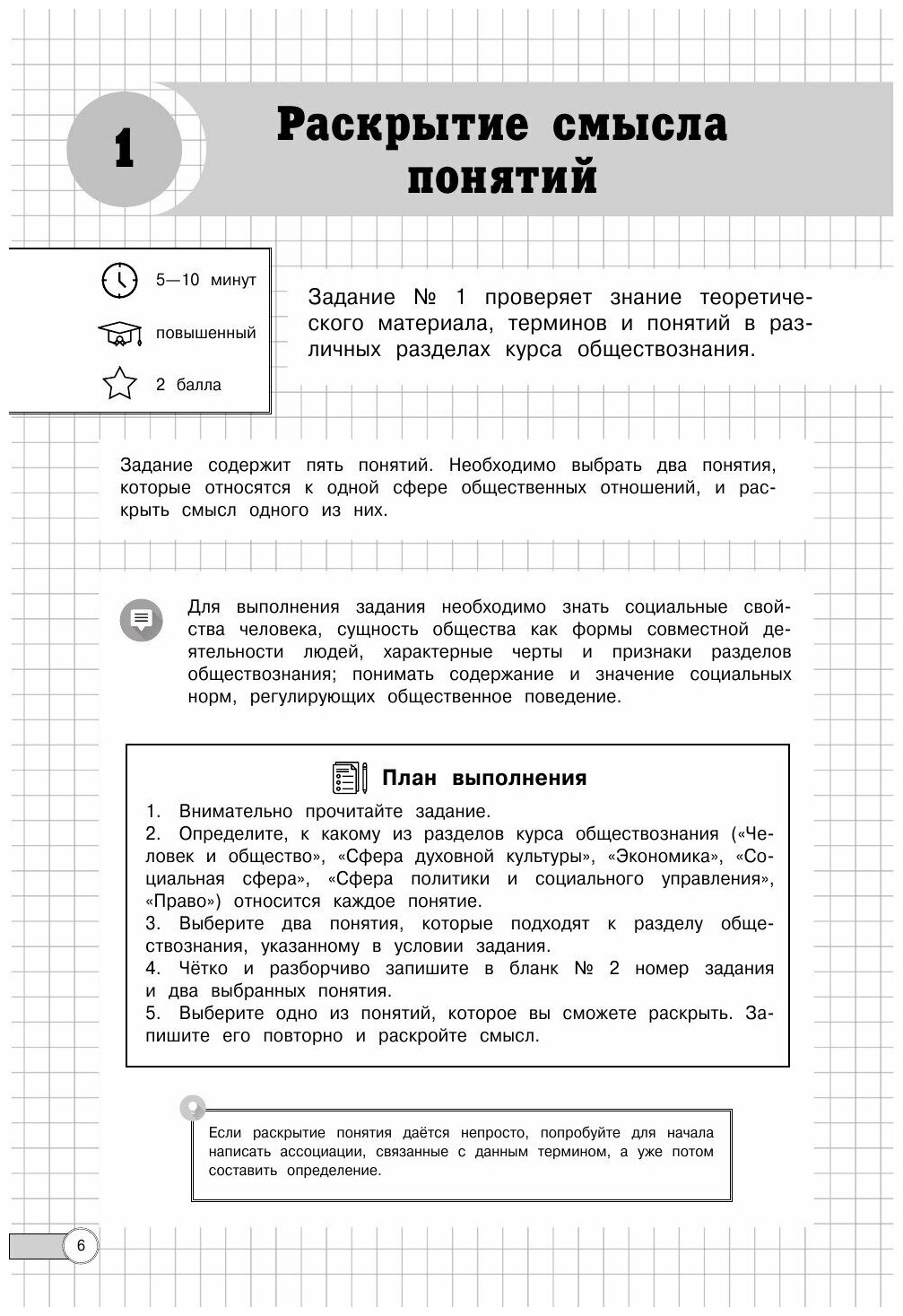 ОГЭ. Обществознание. Алгоритмы выполнения типовых заданий - фото №10