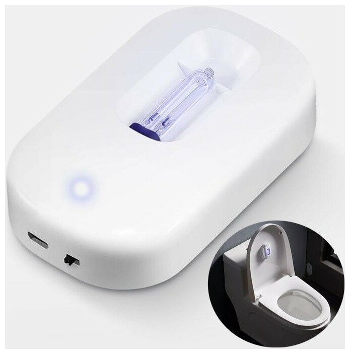 Ультрафиолетовый стерилизатор для унитаза Xiaomi Xiaoda Smart Intelligent Sterilization Deodorizer (HD-ZNSJCW-00) - фото №4