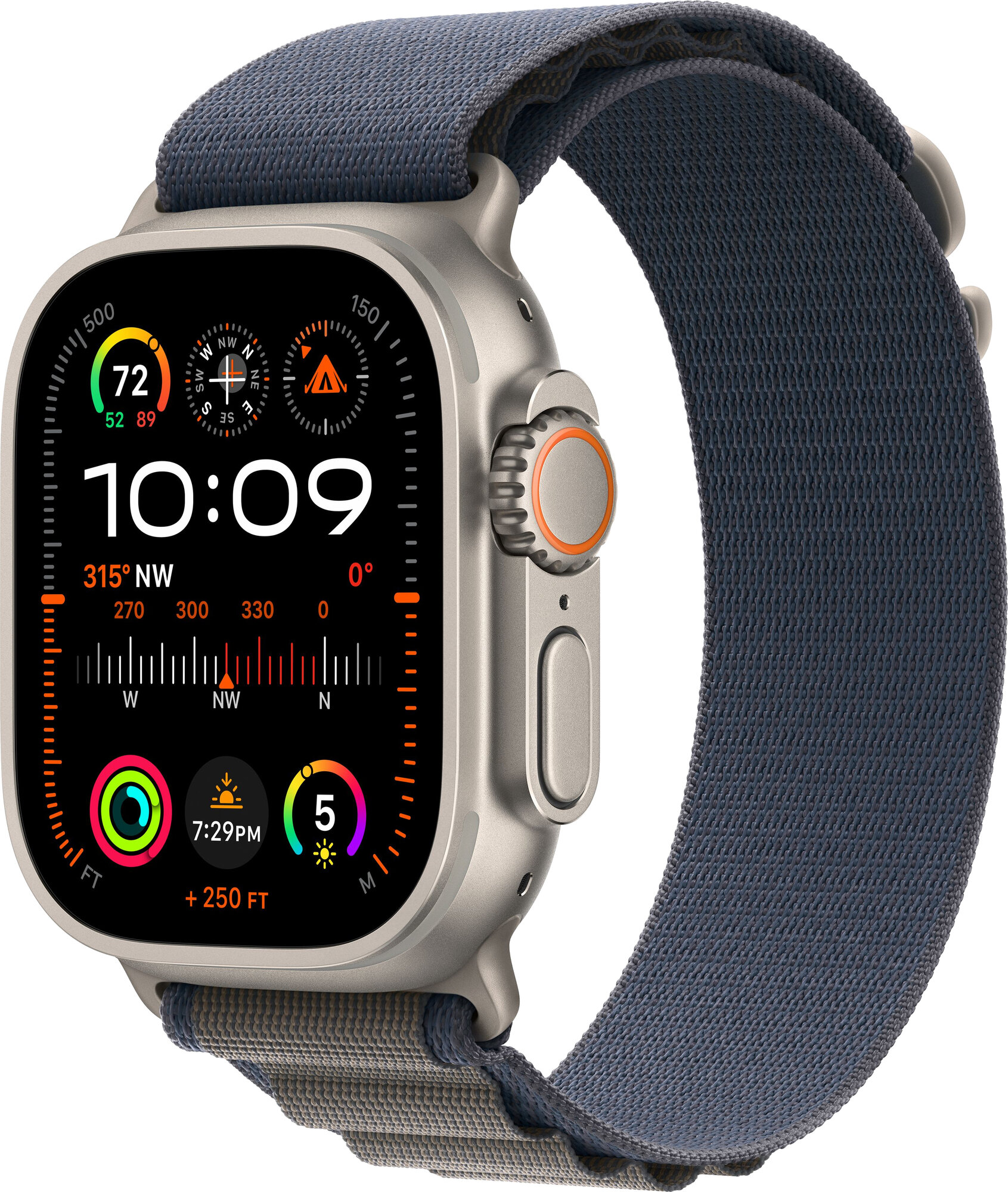 Умные часы Apple Watch Ultra 2 49 мм Titanium Case GPS + Cellular, Blue Alpine Loop