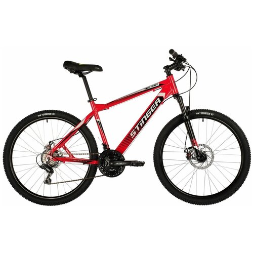 Горный велосипед Stinger Bat 26 год 2021 цвет Красный ростовка 18 2926000₽