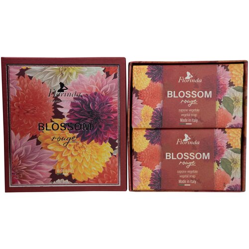 FLORINDA Набор мыла Blossom rouge / Алые цветы 2*200 г
