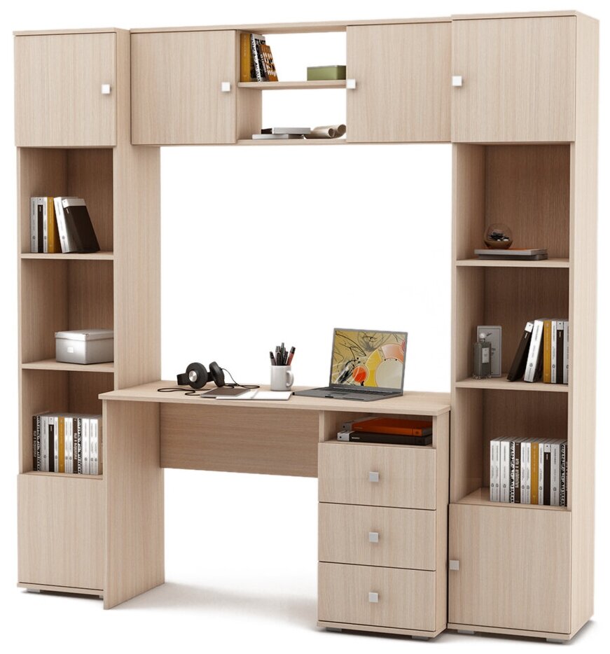 фото Уголок школьника МФ Владимир Тунис-2 корпус/фасад дуб молочный