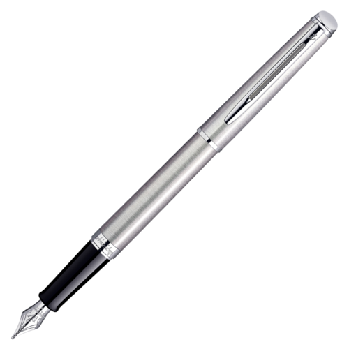 ручка роллер waterman hemisphere stainless steel gt черная 0 8мм подарочная упаковка Waterman Hemisphere - Stainless Steel CT, перьевая ручка, F