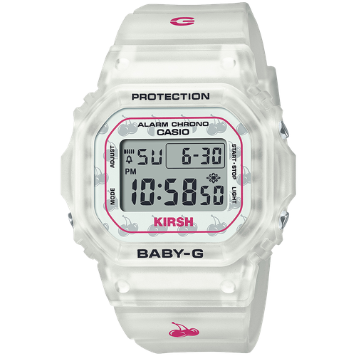 Наручные часы CASIO Baby-G, белый наручные часы casio наручные часы casio bgd 560s 8e серый бесцветный