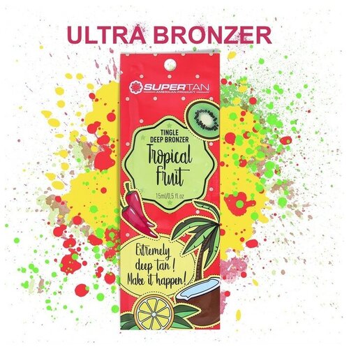 Бронзатор TROPICAL FRUITS с мощным тингл-эффектом и питающими маслами, 15 мл