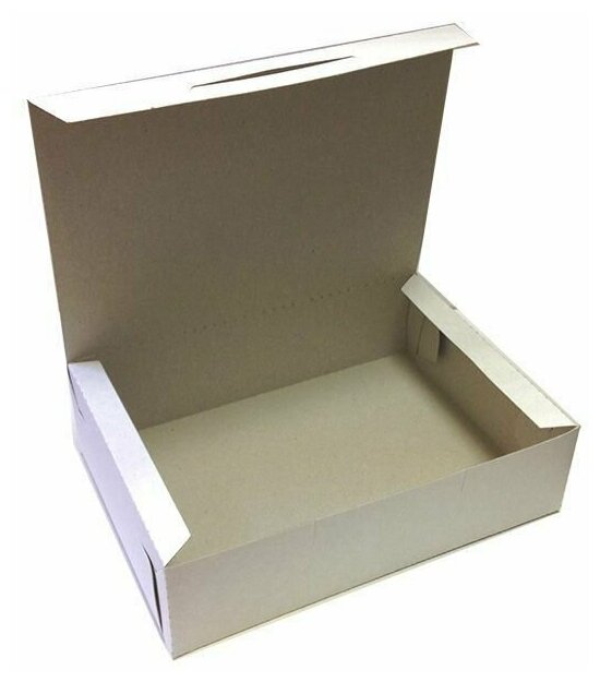 Универсальная картонная коробка для пирожного 200х140х80 мм. 200 шт.