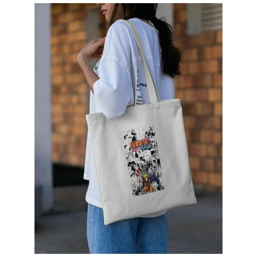 Женская сумка шоппер с принтом Наруто