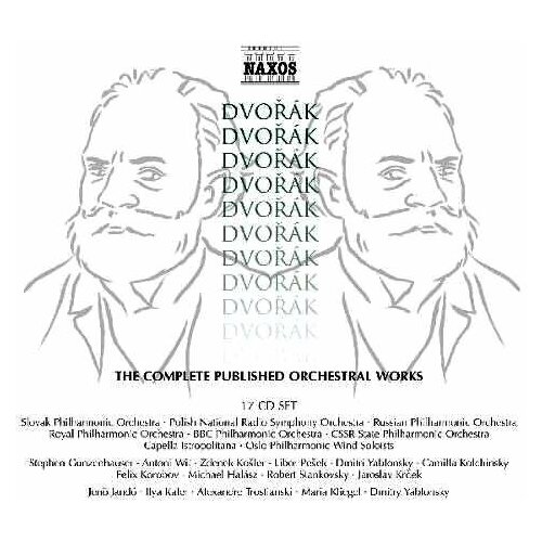 dvorak overtures and symphonic poems naxos cd deu компакт диск 3шт дворжак Dvorak - Complete Published Orchestral Works- Naxos CD Deu ( Компакт-диск 17шт)