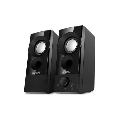 Компьютерные колонки Sven 357 20 черный 6Вт портативные 287600₽