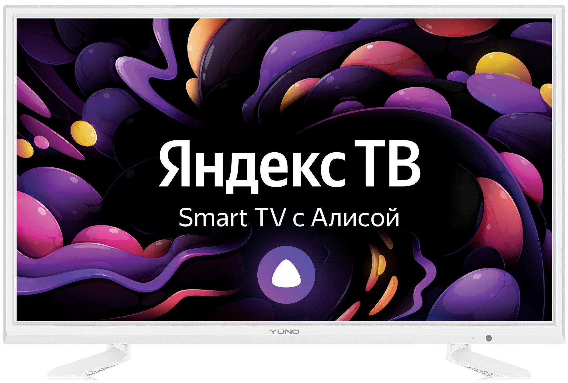 Телевизор LED Yuno 24" ULX-24TCSW222 Smart Яндекс. ТВ белый/HD