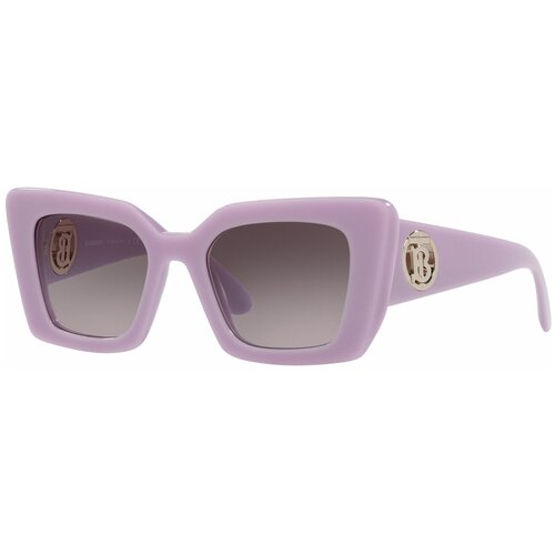 фото Солнцезащитные очки burberry, квадратные, с защитой от уф, градиентные, для женщин, фиолетовый