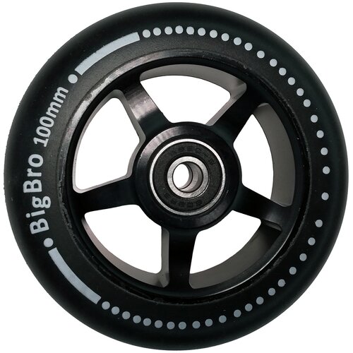 Колесо для самоката Big Bro алюминиевое 100mm колесо для самоката bigbro пластиковое 100 24 мм
