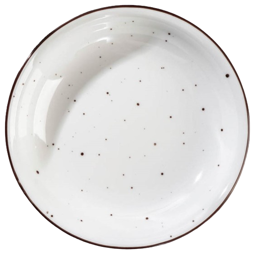 PORVASAL Тарелка глубокая Dots 20 см white 20 см 1 500 мл