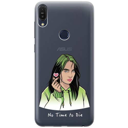 Силиконовый чехол с принтом No Time To Die для Asus Zenfone Max Pro M1 (ZB602KL) / Асус Зенфон Макс Про М1