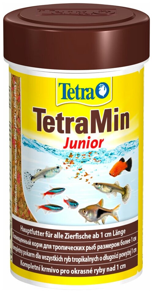 TETRAMIN JUNIOR корм для мальков мелкие хлопья (100 мл)