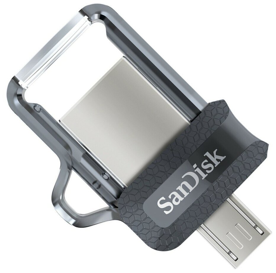 Флешка SanDisk Ultra Dual Drive m3.0 16 ГБ, 1 шт., серый - фотография № 5