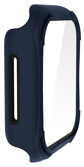 Uniq для Apple Watch 4/5/6/SE 40 mm чехол TORRES +9H glass Anti-microbial Blue — фото 1
