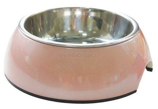 Миска для собак и кошек SuperDesign Dog&Cat, розовый перламутр