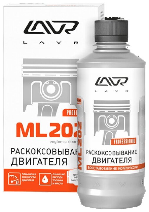 Раскоксовка Двигателя Lavr Ml-202 Anti Coks Fast 330мл Ln2504 Lavr арт Ln2504