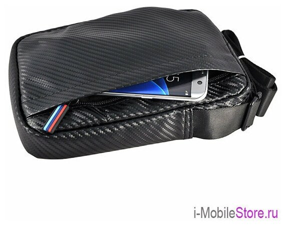 Сумка BMW M-Collection Carbon Tricolor для планшета до 8 дюймов черная