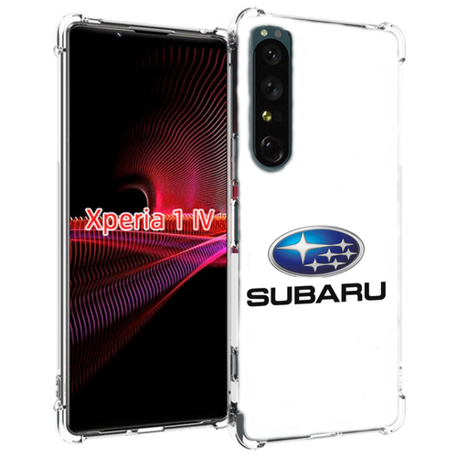 Чехол MyPads subaru-4 мужской для Sony Xperia 1 IV задняя-панель-накладка-бампер