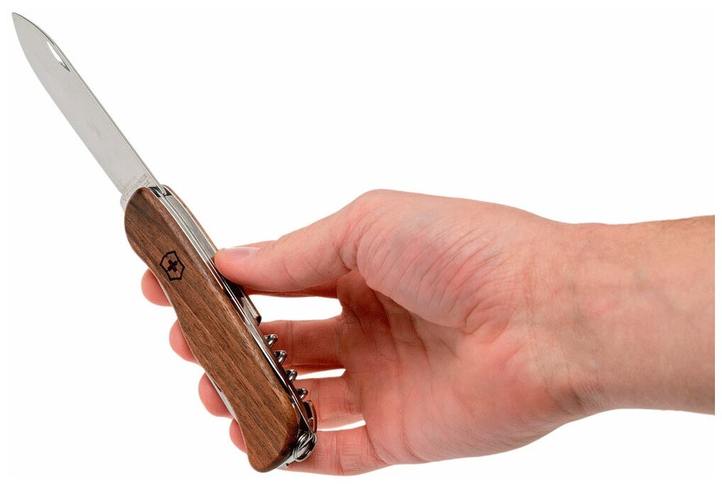 Нож перочинный Victorinox FORESTER WOOD (0.8361.63) 111мм 10функций дерево - фото №6