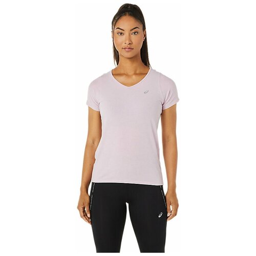 Футболка/Asics/2012A981-702/V-NECK SS TOP/розовый/M