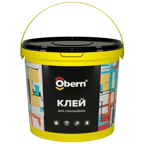 Клей для стеклохолстов и обоев OBERN, 10 кг