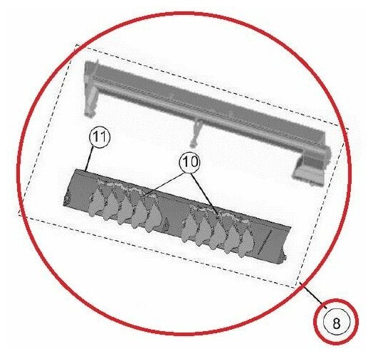 Panasonic CWE20C3182 Блок жалюзи в сборе для кондиционера CS-YW7MKD, CS-YW9MKD, CS-YW12MKD