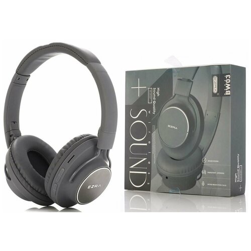 EZRA BW03 Серые наушники - гарнитура bluetooth 183000₽